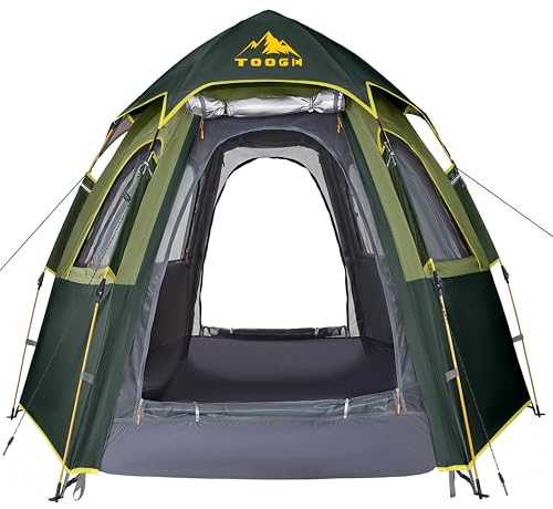 Camping Tent 2-3 Person - Waterproof Dome Tents Automatic Pop Up