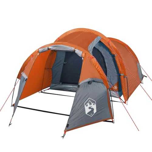 Camping Tent Portable Outdoor Hiking Dome Tent Blackout Fabric Waterproof vidaXL