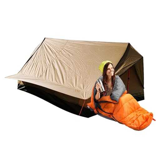 Camping Tent - 1/2 Man Backpacking Tent | Pop Up | Waterproof Mens For Camping | Family Dome Waterproof Windproof | Portable Shelter For Hiking Windproof Rainproof 1-2 Person