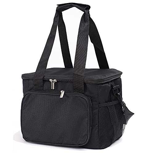 Portable Cooler Bag, Collapsible Soft Sided Cooler 30 Cans(27L), Large Lunch Camping Cooler for Picnic, Lightweight Insulated Leak Proof, for Grocery, Beach, Camping, Travel