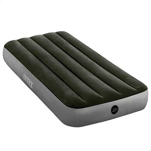 Intex JR. TWIN DURA-BEAM DOWNY AIRBED WITH FOOT BIP