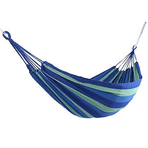 Camping Hammock Double Hammock Large Camping Hammock Canvas Cotton Backpacking for Outdoor Garden