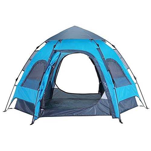 AASSDOO Tent Compact 2-4 Man Tent Light Trekking Camping Tent Ideal For Beach Camping Picnic Fishing Family Camping Tents