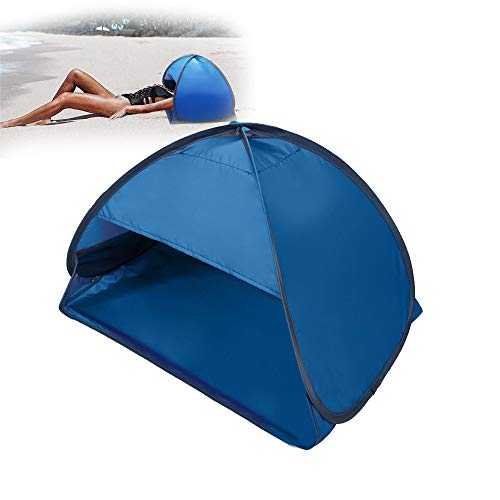 COLEON Portable Sun Shelter Mini Head Pop Up Tent for Beach Sunbathing Windproof Sand Proof