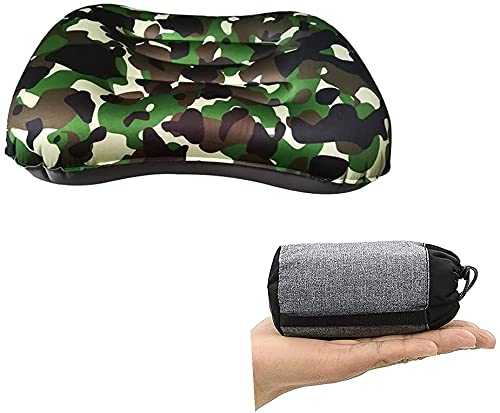 Manual Pressure Inflating Camping Pillows,Inflatable Pillow, Ultralight Inflating Camping Pillows,Travel Pillow,Compressible,Comfortable,Inflatable Pillow for Camping/Sleeping/Hiking/Backpacking