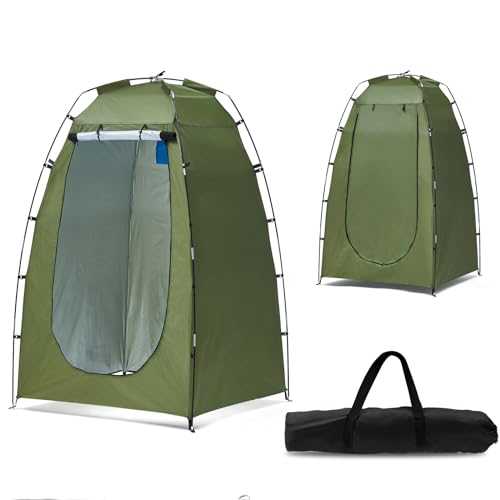 TUKAILAI Outdoor Pop Up Privacy Tent For Changing Dressing/Shower/Toilet, Portable Changing Room, Mobile Shower Tent, Foldable, Waterproof, With Carry Bag