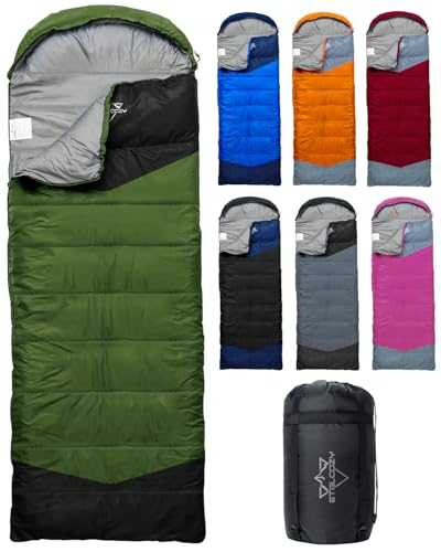 ETGLCOZY Sleeping Bags for Adults Cold Weather & Warm - Backpacking Camping Sleeping Bag for Kids 10-12 Girls Boys, Lightweight Compact for Outdoor & Indoor