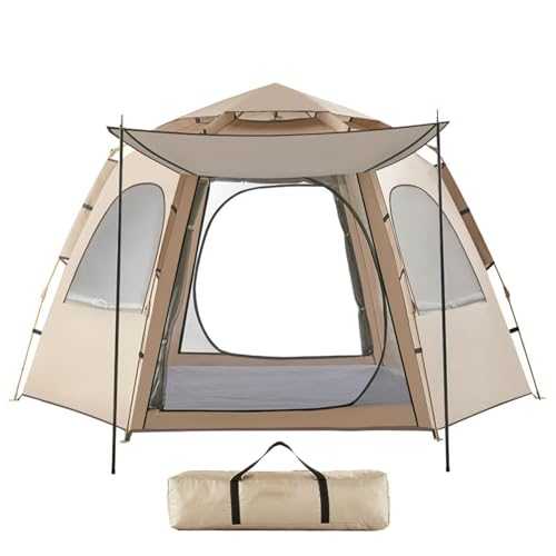 Pop-Up Camping Tent | Waterproof Tourist Tent Campela for 5 to 8 People | Lightweight Dome Tent | Ox Outsunny Fabric | Family Camping Tent for Hiking, Mountaineering Outdoor