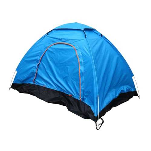 Yardwe Waterproof Tent Automatic Rain Proof Beach Camping Tent for 1 2 People Portable Blue Outdoor Tent Easy Setup Canopy for Hiking and Picnics Summer Essentials Beach Tent