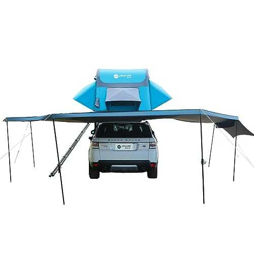 TentHome Truck Rooftop Tents Portable Inflatable Family Camping SUV Car Roof Top Tent with Skylight, Sun, Wind, and Waterproof SUV Truck Roof Tents