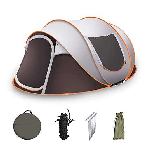 Adult's Front Porch Throwing Tents,Automatic Camping Outdoor Pop-up Tent, Compact 2-8 Man Tent, for Outdoors, Hiking, Climbing, Riding, and Travel