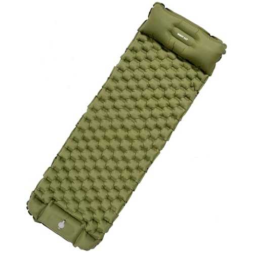Night Cat Sleeping Air Pad with Pillow Inflatble Mat Mattress Bed for Camping Backpacking Hiking Traveling 75x25 inches