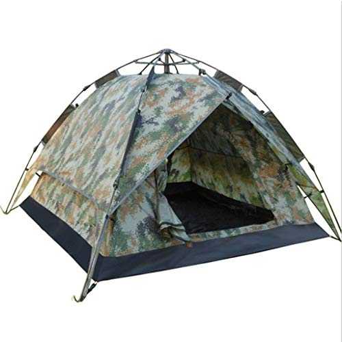 Tent Windproof Waterproof Camping Tent Outdoor 2-3 People Camping Tent Automatic Rainproof Double Fabric Multifunction Dome Tent Outdoor Camping Supplies Easy Large Capacity