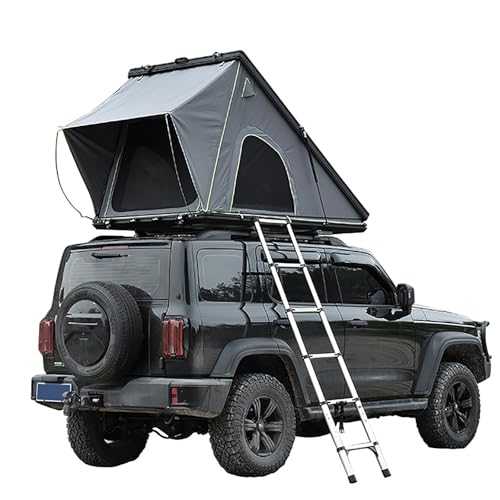 Rooftop Tent, Rooftop Hard Shell, Waterproof Windproof UV-Resistant Blackout Privacy 4 Season Tent for Pickup Truck, Jeep, SUV