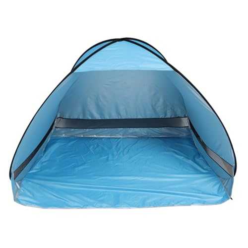 Mipcase Camping Canopy Automatic Folding Beach Tent Sun Shade Shelter for Outdoor Travel Uv Protection Lightweight Portable Design 200x120x130cm Ideal for Camping Picnics and Hiking