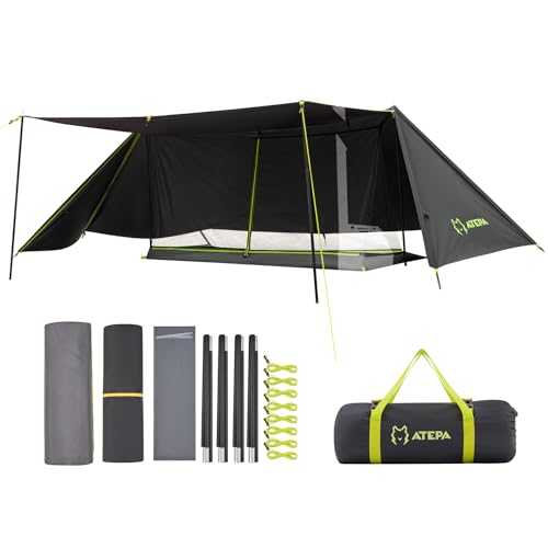 ATEPA Ultralight 1-Person Backpacking Tent with Waterproof Double-Layer Design