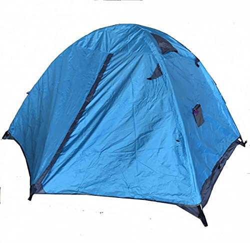 Pop Up Tent 2 3 4 Man Person Camping Tent Waterproof Tent, Automatic Easy Set Up Dome Holiday Tent (Color : Blue, Size : 210x140x110cm)
