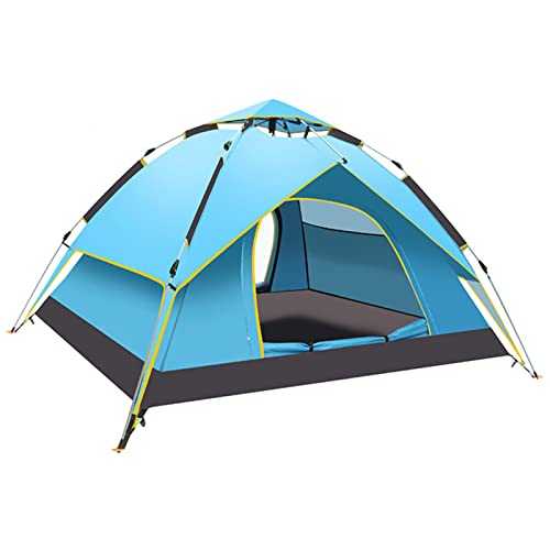 TOPIND Camping Tent Automatic 2-3 Person Instant Tent Pop Up Ultralight Dome Tent 4 Seasons Waterproof & Windproof Camping Tent with Removable Outer Tarpaulin, Double Layers