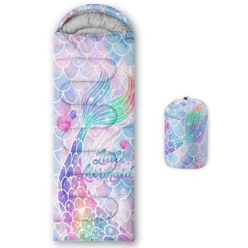 Smell Sunshine Kids Sleeping Bag for Boys Girls,3D Basketball Print-Lightweight Warm Portable Outdoor Indoor-Waterproof Cold Weather Resistant Sleeping Bag for Camping Hiking