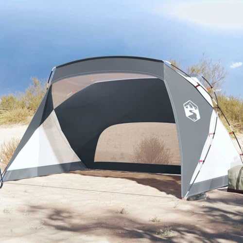 Home Garden,Beach Tent Grey 274x178x170/148 cm 185T Polyester