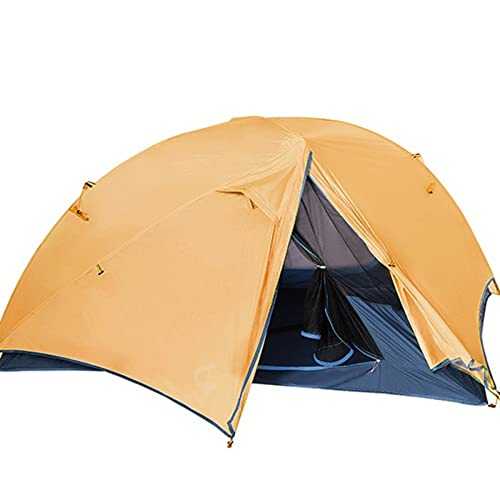 WXPXYBF Tent 2 Person Ultralight Tent 20D Nylon Silicone Coated Fabric Waterproof Tourist Backpacking Tents outdoor Camping 1.47 kg