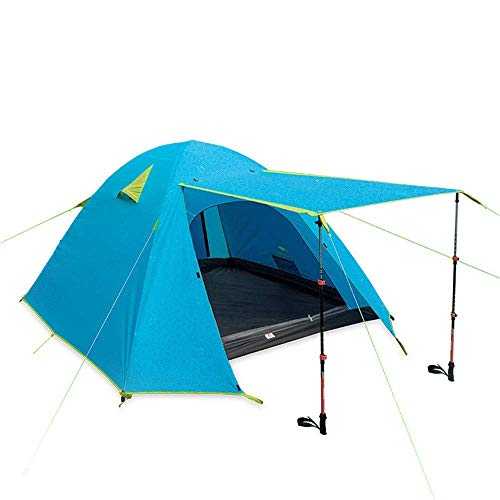 Luxury Tent Camping Tent Beach Sun Protection And Rainproof 2-3 Person Double-layer Outdoor Portable for Backpacking Fishing