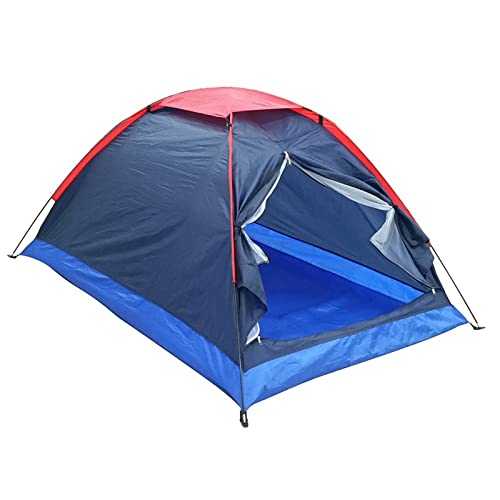 Camping Tent 2 Person Waterproof Tent 3 Season Backpacking Hiking Tents for Camping Beach Travelling Double Layer Outdoor Tent