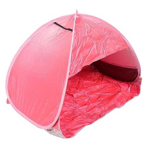 POPETPOP Portable Sunshade Shelter Quick Opening Tent Hiking Tent Shade Canopy Shade Tent Fast Beach Tent Mini Beach Sun Awning Formula Galvanized Iron Travel