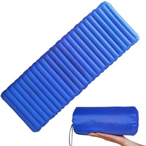 PopularLdo Ultralight Sleeping Pad for Camping, Sleeping Pad R Value 7.7, 3.6 Inch Extra Thick Inflatable Sleeping Mat for Car Camping, Tent, and Backpacking Trips