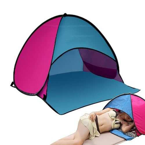 Dog Shade Canopy | Head PopUp Canopy Beach Sun Shelters | Portable Windproof Sun Shade With Mobile Phone Stand For Camping, Beach, Picnic