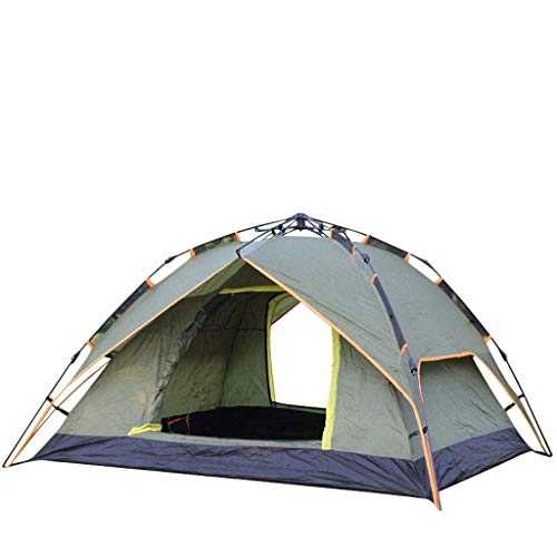Tent Windproof Waterproof Camping Tent Hewolf Camping Tent 3-4 Person Waterproof [Quick Setup] 3 Season Family Beach Tent UV Protection with Carry Bag Outdoor Camping Supplies Easy Large Capacit
