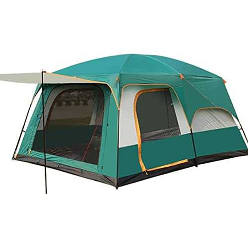 Camping Tent,Outdoor Yurt Tent 5-8 Person Large Family Camping Tents for Festival, Hiking with Living Room and Separate Rooms 4 Season Tents Big Famil