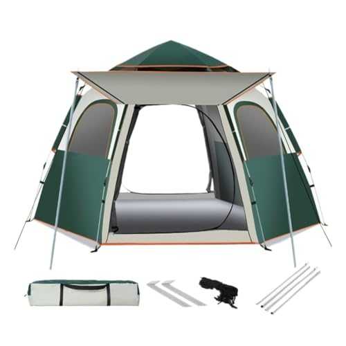 Tents Outdoor Portable Anti-mosquito Tent, 3-4 Person Camping Tent, Fully Automatic Thickened Foldable Camping Tent Camping Tents