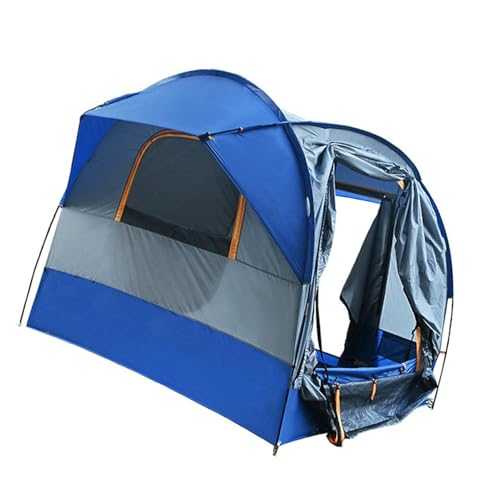 SUV Tent, Car Tent SUV Tents For Camping SUV Tailgate Tent For Outdoor Thoughful Storage Spacious Standalone For Car SUV Van Camping (Double Pole)