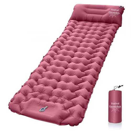 Festival Freestylers Inflatable Camping Mattress (pink)