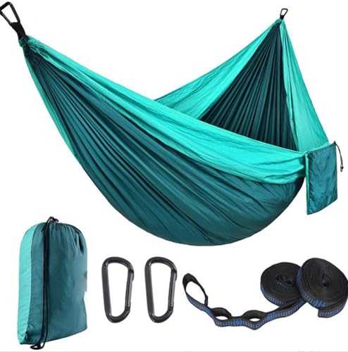 Hamak Camping Essentials Portable Hammock 118x78 In, Double Hammock For Outside, Hiking, And Travel Hammocks For Outside(E)