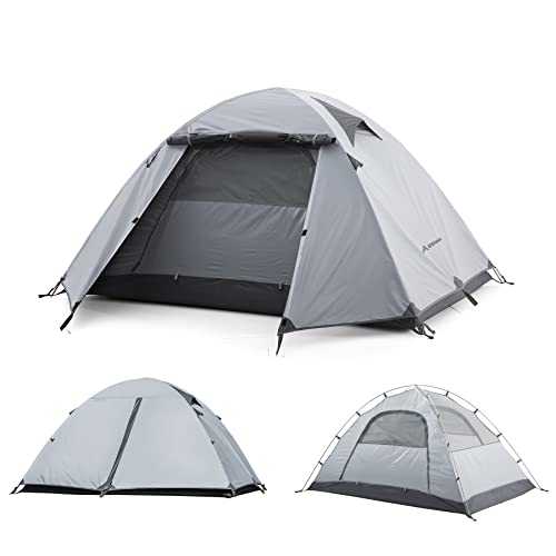 BISINNA Camping Tent 2/3/4 Person Lightweight Backpacking Waterproof Dome Tent with Vestibule 3 Season Easy Setup for Family,Hiking,Outdoor