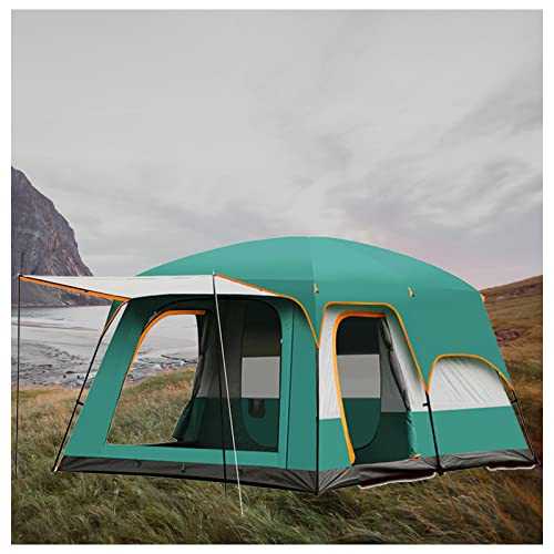 JUJNE Sports Pod Pop Up Tent 5 to 8 People Sun Protection,Ventilation Frame Tent Stable and Practical Tent for Camping Hiking Picnic Garden