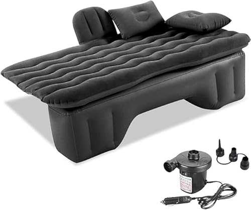 MNBVGHH Car Inflatable Mattress, for Jeep Renegade 2000-2023 Sleeping Pad Trunk Air Bed Mattresses Back Seat Cushion Camping Outdoor Travel Mat,A