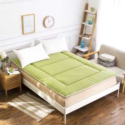 LXBche Floor Mattresses, Japanese Foldable Roll Up Futon Mattress Thick Soft Comfortable Camping Mattress Storable Elastic Bands Sleeping Mattress for student Mattress ( Color : Thin-2 , Size : 120*20