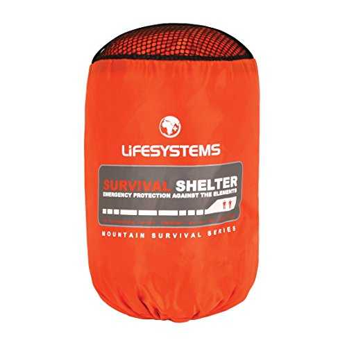 Lifesystems Emergency Storm Mountain Survival Shelter for Hiking and Mountaineering