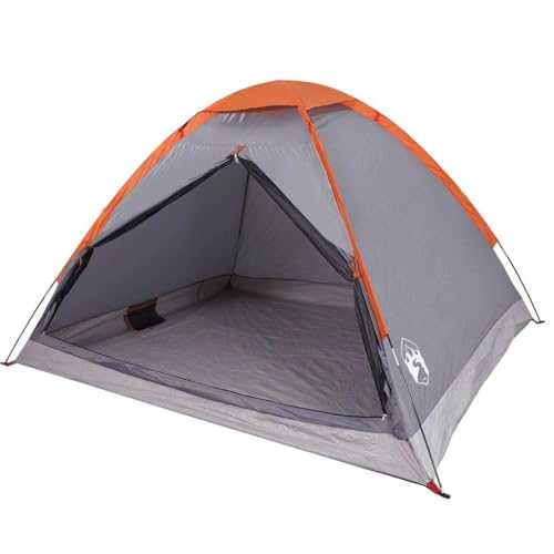 Camping Tent Dome 2-Person Olive Green Waterproof vidaXL