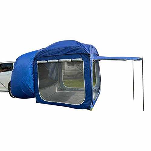 TMXKOOK SUV Tent Car Awning Rainproof Camping Outdoor Shade Shelter for Car, Truck, or SUV - Easy Setup, Lightweight, and Durable