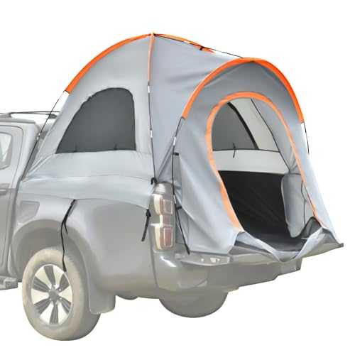 Truck Bed Tent, Family Camping Tent, Pickup Truck Tent with Rain Layer and Carry Bag, WComfortable 2-3 Person Camping Tent for Camping Traveling Outdoor Activities.