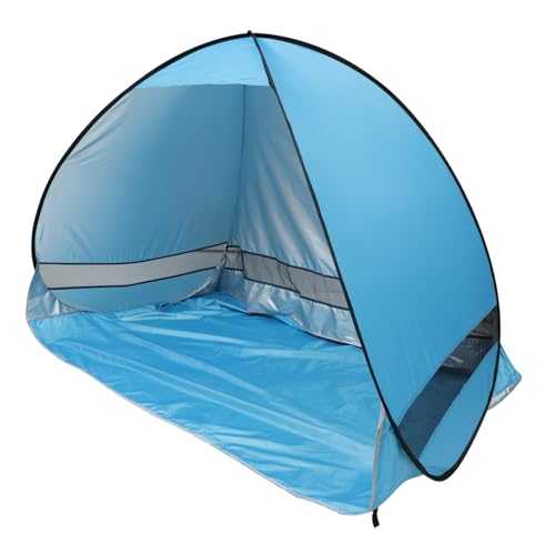 BESPORTBLE Picnic Mat Waterproof Automatic Pop up Beach Tent Waterproof Outdoor Sun Shade Shelter Portable Camping Tent for Picnic Travel and Fishing Quick Setup 200x120x130cm Uv Protection