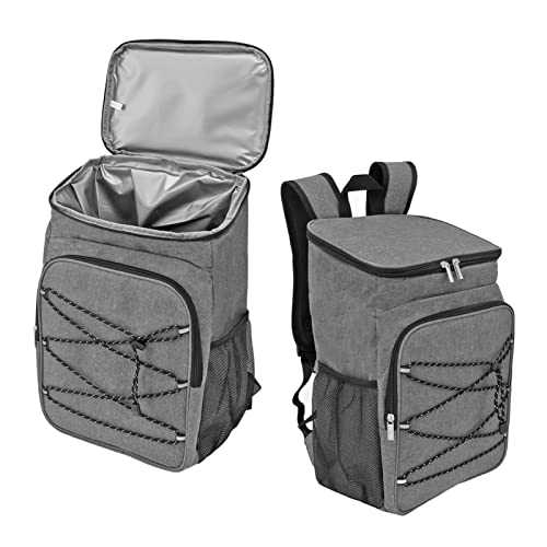 Zerodis Insulated Cooler Backpack, Portable Thermal Bag Drink Beverage Beer Bag Cooler to Work Lunch Travel Beach Camping Hiking Picnic Fishing for Men Women
