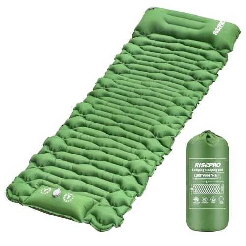 RISEPRO Camping Sleeping Pad Green