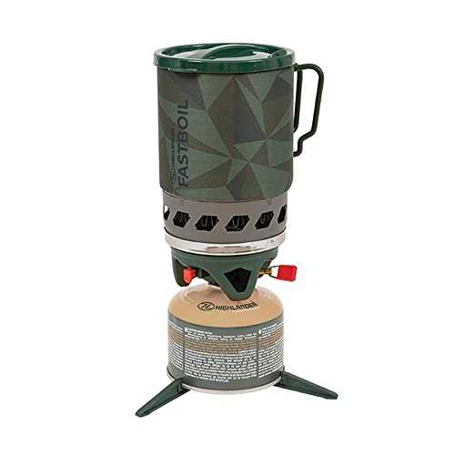 Highlander Lightweight Camping Stove: Only 570g Stove with Piezo Ignition - 1.1L Pot for Backpacking and Hiking - Portable Propane Gas Burner - Perfect Outdoor Equipment for Your Next Adventure!