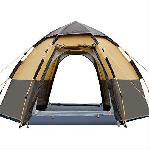 tent Quick Automatic Open Tent 3-8 Person Double Layer Large Camping Family Outdoor Recreation Party Tents Awning Beach Tent 5-8P