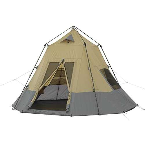 Outdoor Tepee Tent for Camping Sleeps 4 Roof Top Easy Set Up